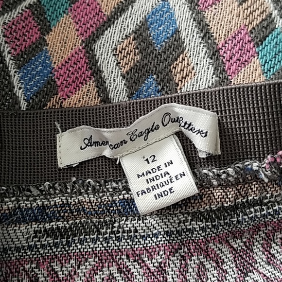 American Eagle Outfitters Skirt Southwest Print Size 12 - Picture 4 of 5